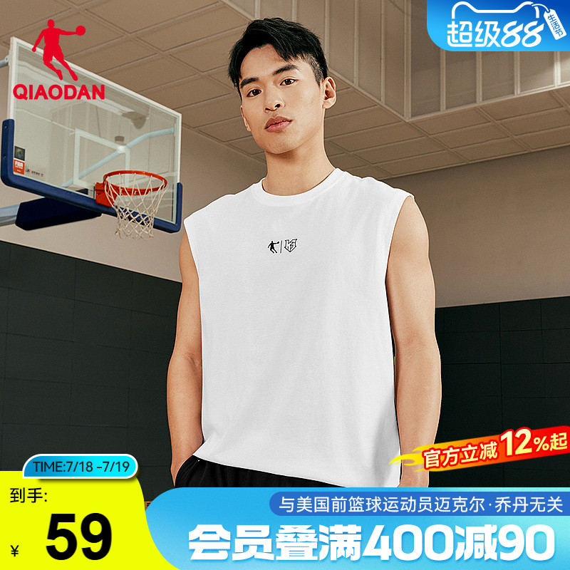 中国乔丹KJ篮球运动背心男2025夏季新款男士宽松休闲美式无袖T恤