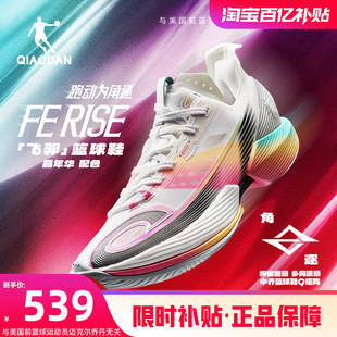 乔丹FE RISE飞羿|篮球鞋男低帮专业实战回弹防滑碳板跑动型运动鞋