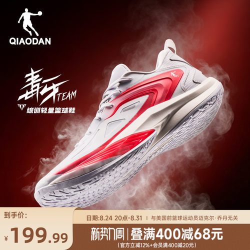 乔丹毒牙team男子轻量实战篮球鞋
