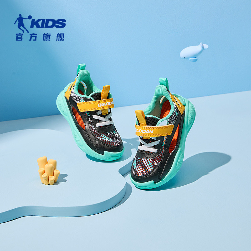 乔丹儿童宝宝凉鞋2025夏季新款男女幼童鞋透气镂空机能运动鞋鞋子