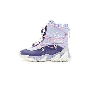 商场同款乔丹童鞋女童高帮雪地靴冬季新款加绒加厚运动鞋大棉鞋