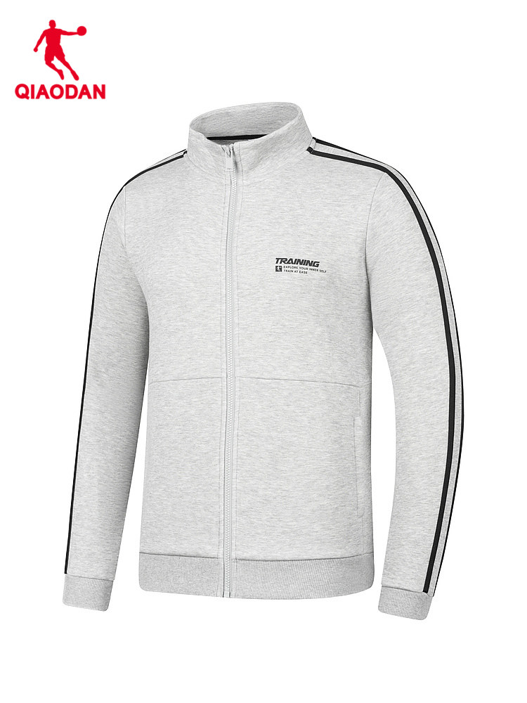 중국 조던 스포츠 긴 소매 남성 가을 겨울 쇼핑몰 통기성 캐주얼 다목적 니트 긴 소매 재킷