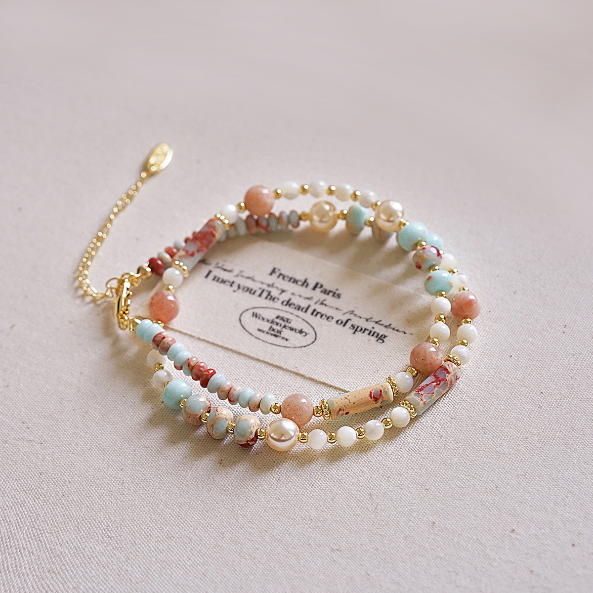 寿山石高级感法式气质项链