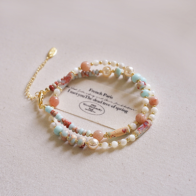 寿山石高级感法式气质项链