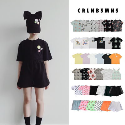 清凉短袖T恤背心泡泡衬衣短裤子