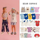 波兰 春夏新款 Dear 现货 Sophie 25ss 儿童个性 卡通背心T恤卫衣