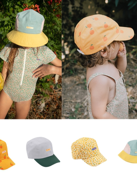 现货 西班牙 tinycottons 22ss 22春夏 儿童休闲渔夫帽棒球帽子