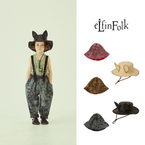 儿童经典可爱动物耳朵帽渔夫帽