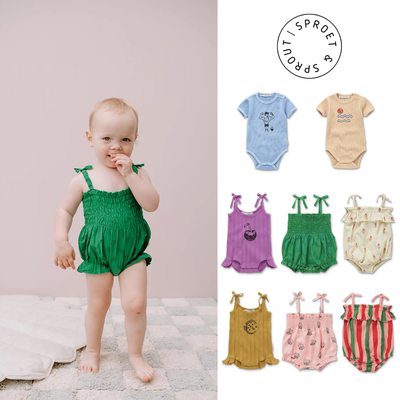 宝宝婴儿清凉吊带包屁连体爬服