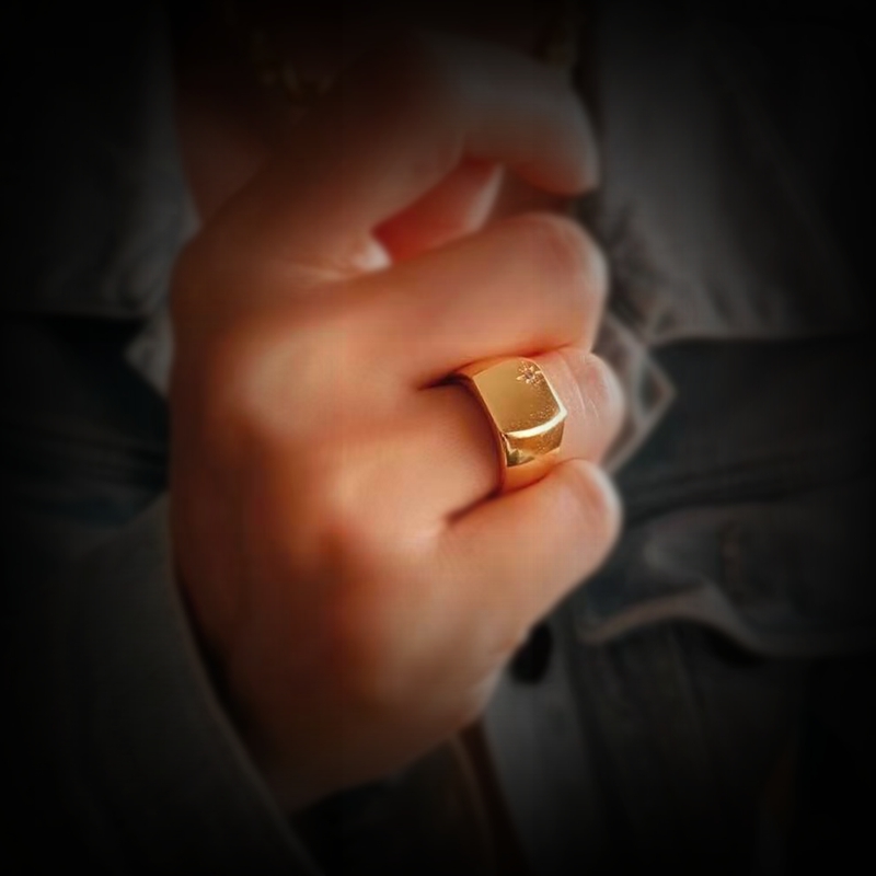 欧美小众设计素圈镶钻女insins潮