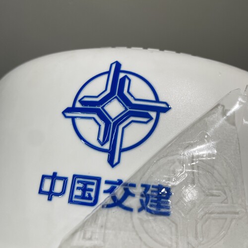 厂家直销水晶标转印贴标签商标安全帽贴UV丝印标一张起做