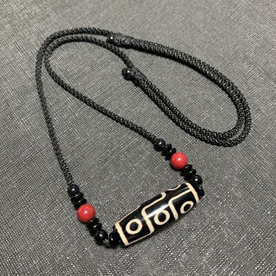 玛瑙男女藏式吊坠民族风九眼天珠