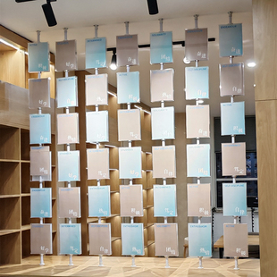 网红互动趣味翻转牌企业文化照片展示墙可更换内页创意装饰墙定制