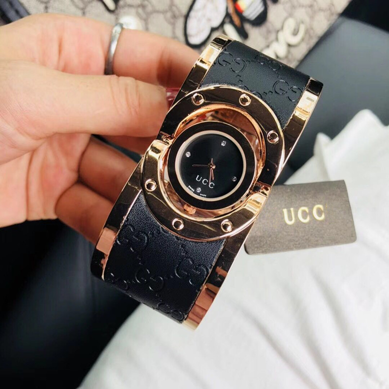 翻转休闲首饰彩色手镯式网红女表