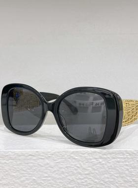 金属方形框太阳眼镜女士防紫外线