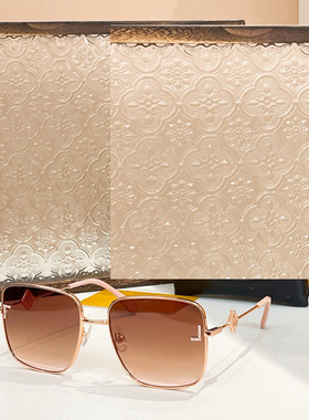 遮阳墨镜防紫外线金属方形男女款