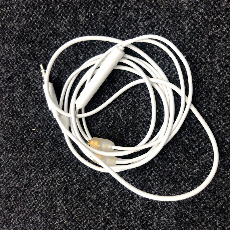定制耳机耳麦mmcx双针升级diy发烧线材无氧铜音量加减线控麦克风