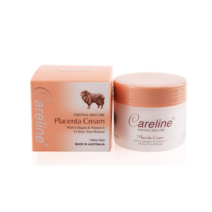 面霜100ml 澳洲careline柯蓝羊胎素胶原蛋白维E绵羊油保湿