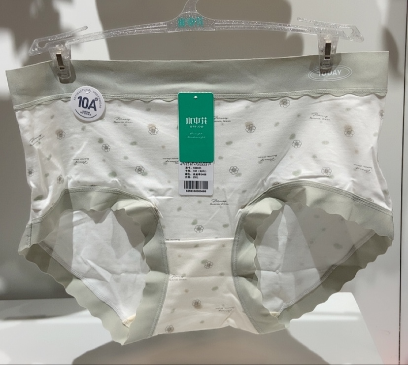 水中花526635中腰包臀提臀女士三角内裤