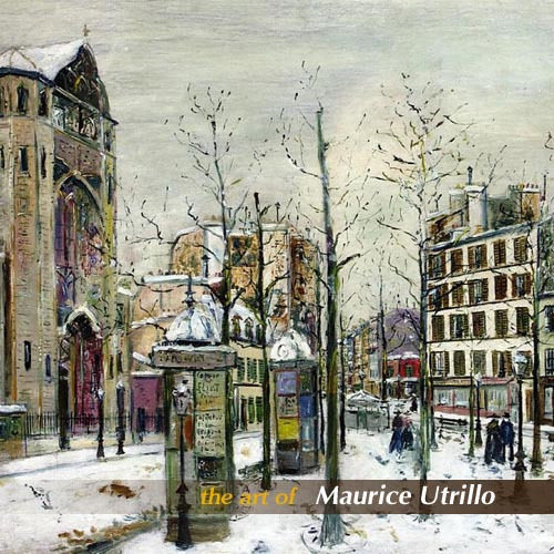 法国印象派画家 莫里斯·郁特里罗(maurice utrillo)绘画作品集