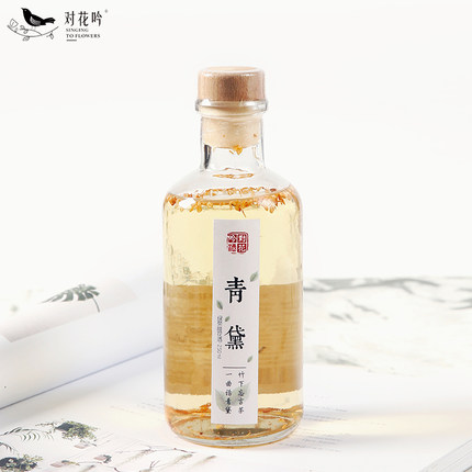 对花吟桂花绿茶酒250ml水果酒甜米酒网红葡萄酒女士低度甜酒花酒