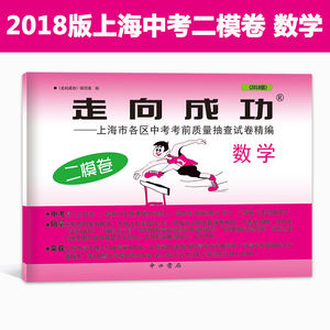 现货2018版走向成功 中考数学 二模卷 2018上