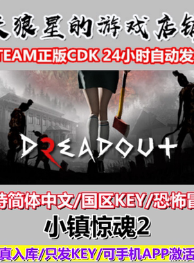 STEAM/小镇惊魂2/DreadOut 2/国区key/中文/恐怖冒险/第三人称