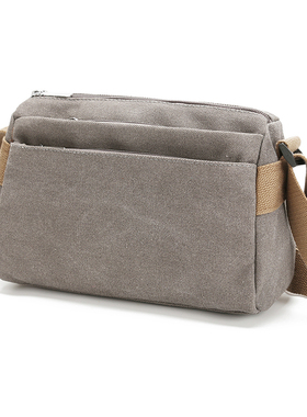 女包小包斜挎帆布包简约轻便女士小方包结实耐磨休闲单肩包手机包