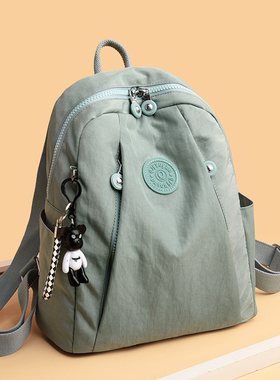 防水牛津布轻便女士时尚背包大容量尼龙双肩包女2021年新款潮流秋