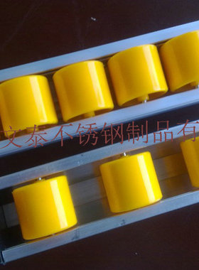 D28mm铝合金流利条  厂家直销黄色流利条 W41H35  加厚铝材现切