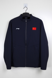 李宁赞助2026运动外套国家队代表团立领外套拉链针织运动夹克国服