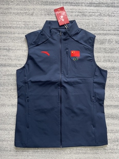 安踏赞助杭州亚运中国代表团国家队轻薄马甲运动防风马甲国服坎肩