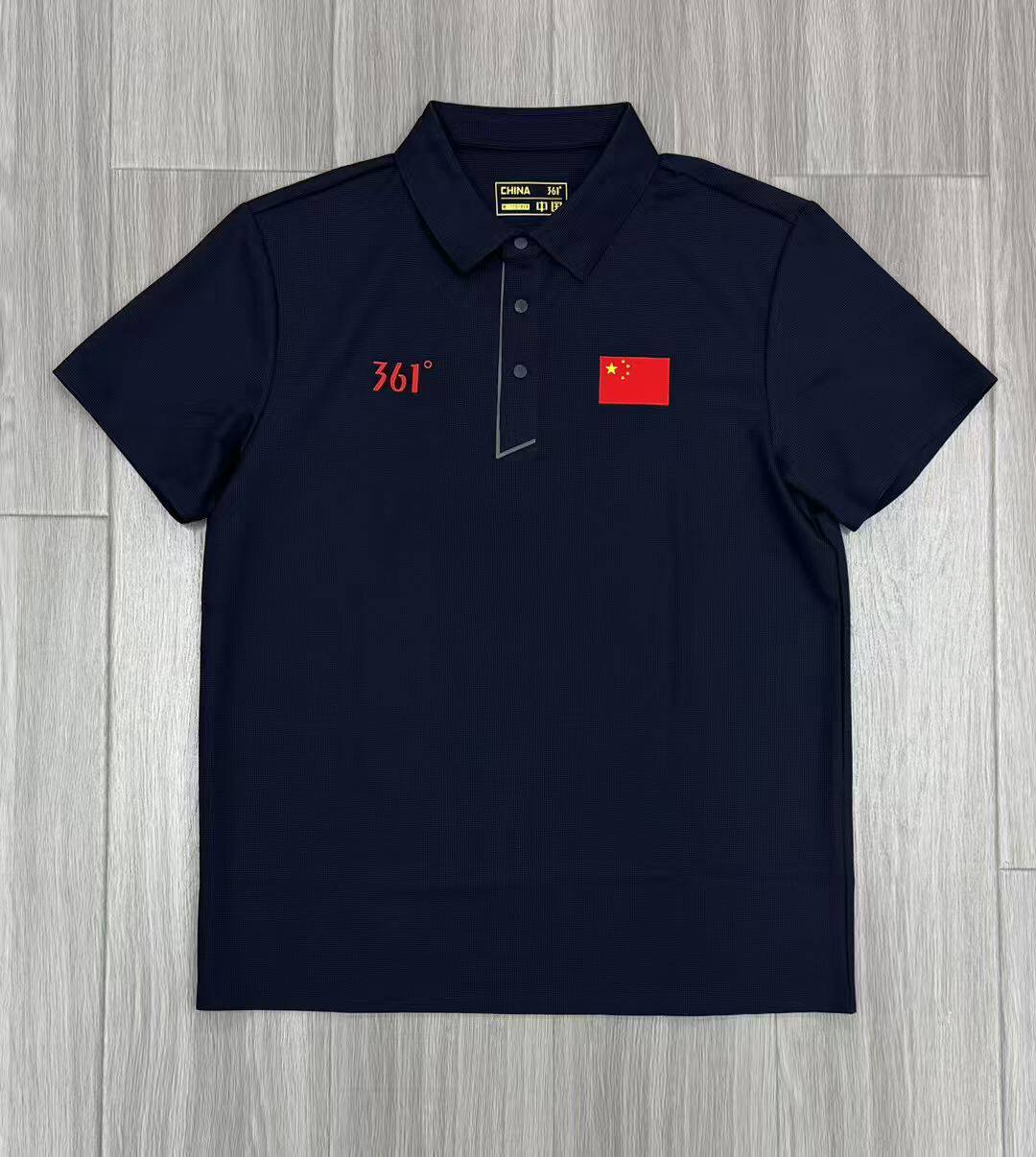 361度2026赞助中国代表团国家队休闲运动短袖POLO衫速干T恤四色