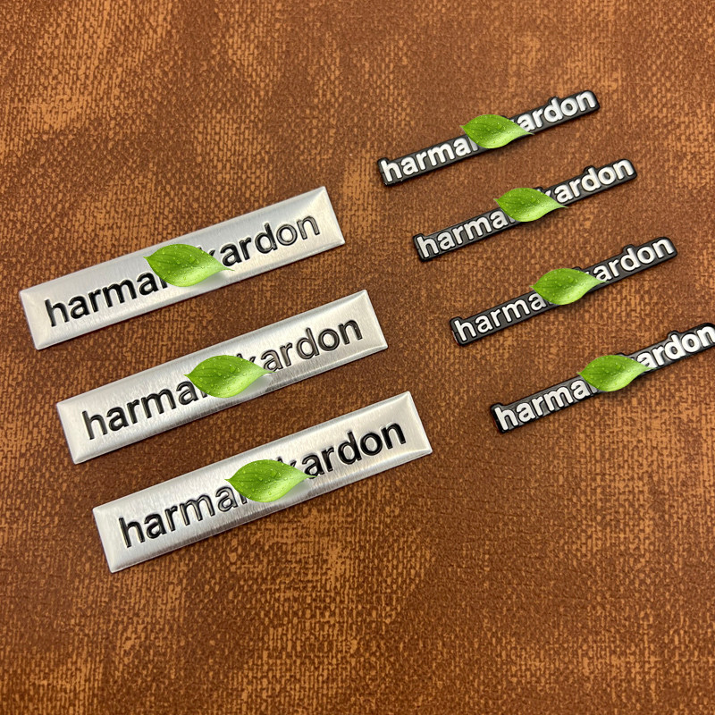 音响车标喇叭标志贴保时捷宝码长城哈曼卡汽车音箱标装饰贴奥迪