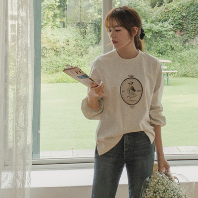 常规宽松棉休闲侧开卫衣