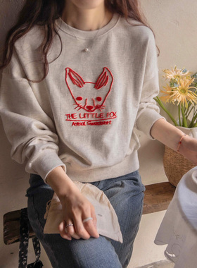 11987秋季新品卫衣女文艺经典短款打底卫衣女