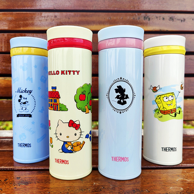 膳魔师卡通不锈钢保温杯水杯超轻