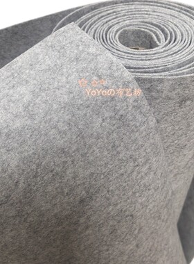 麻灰毛毡布花灰色针刺无纺布不织布1mm 2mm 3mm 5mm加厚