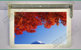 手机投屏 大巴客车吸顶19寸车载液晶显示器 USB 安卓 车载电视