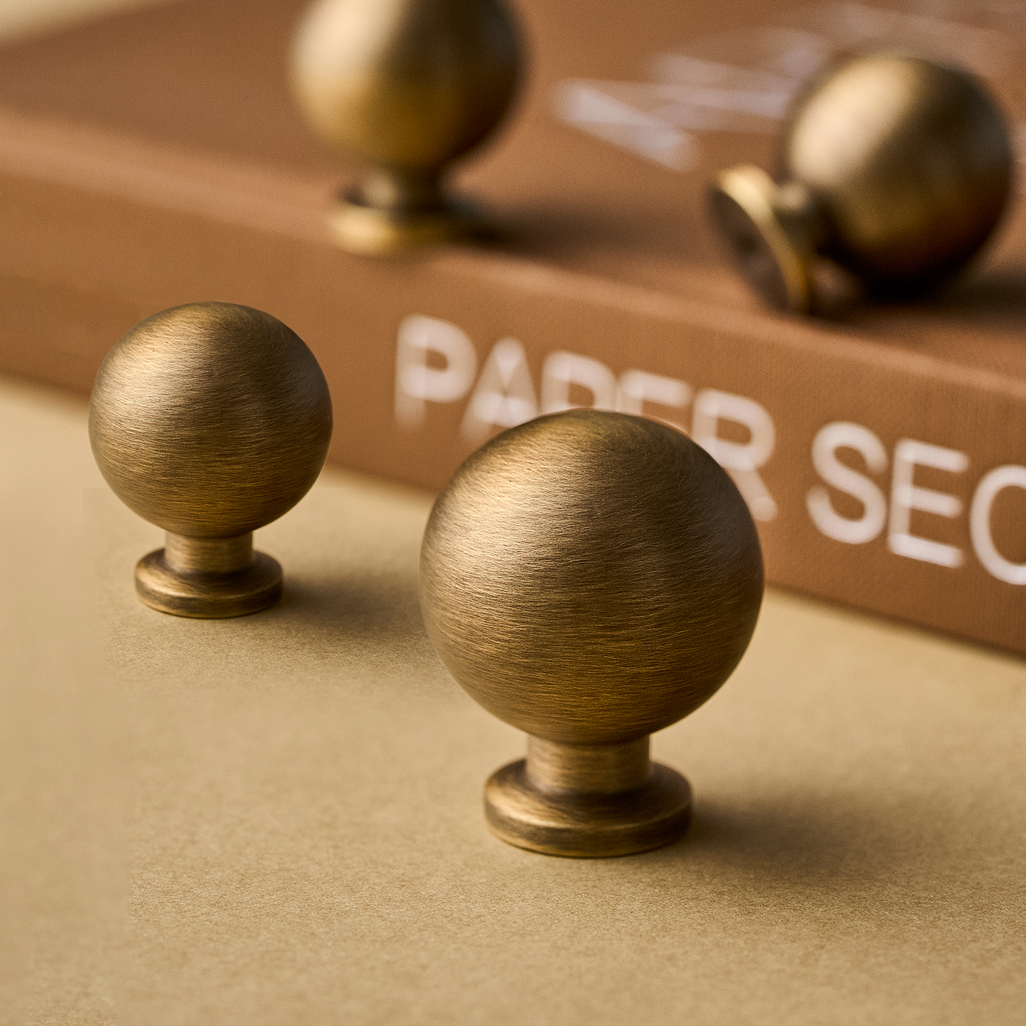 屿铜法式复古黄铜柜门拉手