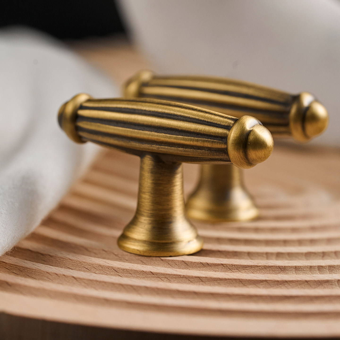 屿铜法式黄铜柜门拉手古铜色把手