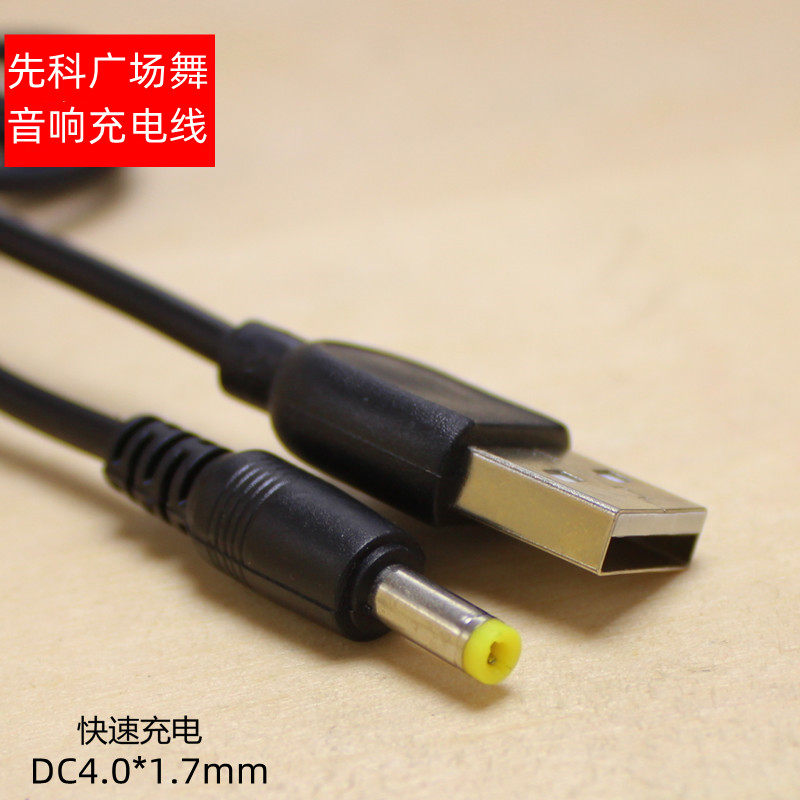 先科广场舞音响充电器户外k歌移动便携蓝牙音箱usb充电线5v2a快充