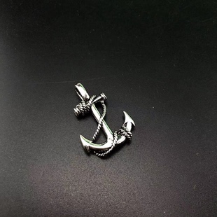 合金饰品配件海锚 水手船锚 船舵挂件diy手链项链配饰批发
