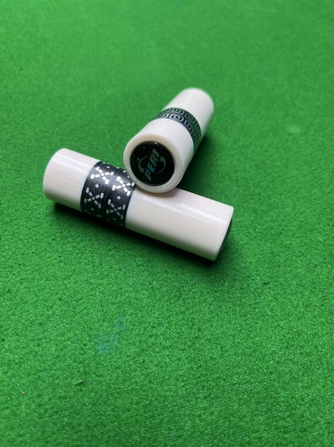 李斯球杆慢八牙保护帽X环仿象牙工艺，带标款还有不带标款