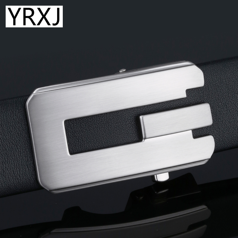 yrxj自动扣真皮腰带男士休闲百搭