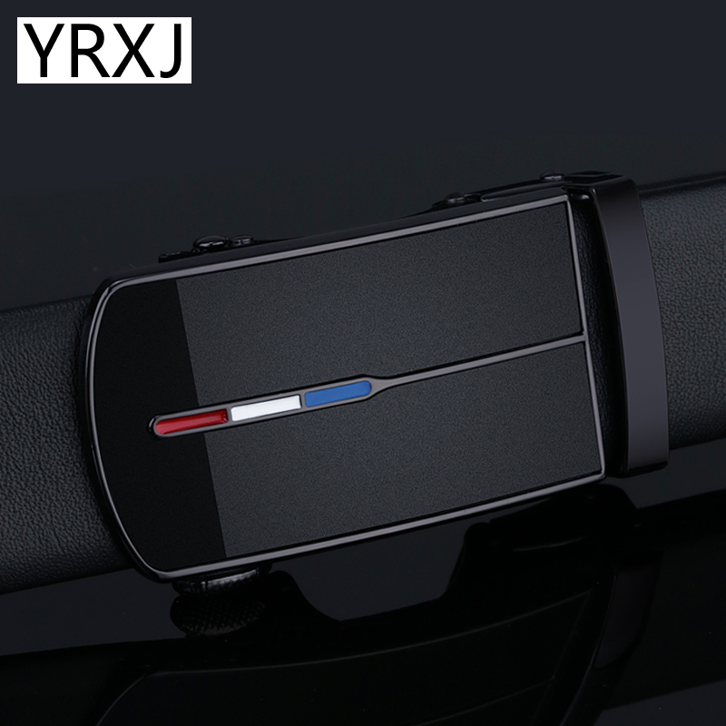 yrxj男士头层牛皮皮带休闲自动扣