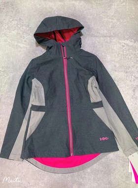 大漂亮国订单HAWKE&Co 女大童软壳冲锋衣版型好内衬全棉防风防水