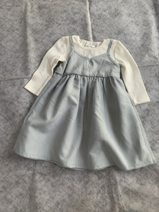 日本订单 mama**raku女童假两件连衣裙