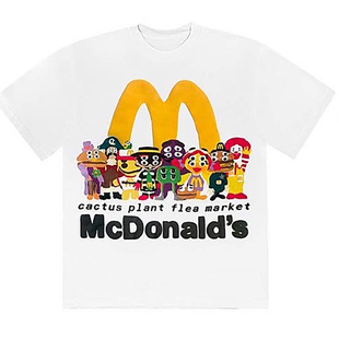 麦当劳一家人短袖 91CACTUS MARKETxMCDONALD’S FLEA T恤情 PLANT