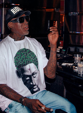 331-短袖流行青少年 Dennis Rodman 罗德曼 篮球训练服